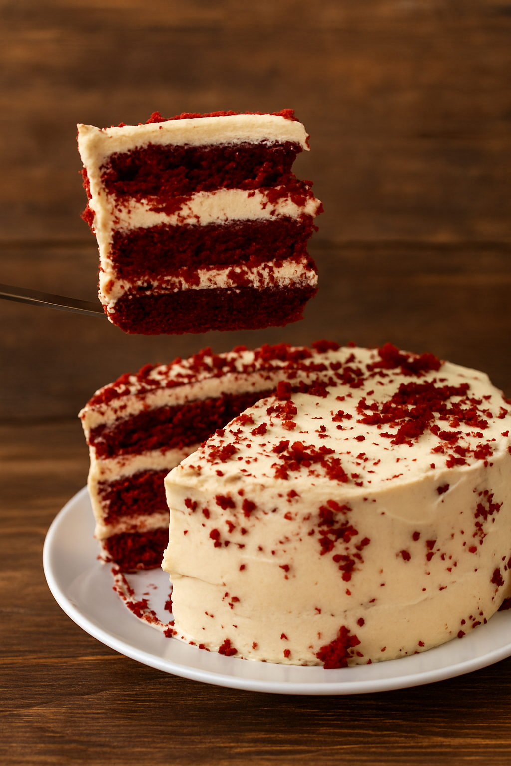 PORCION DE TORTA RED VELVET 260G